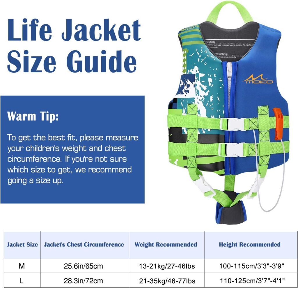 MoKo Swimming Vest for Kids 17.6-77 lbs, Clearance Children Swim Vests Water Activity Equipment Cute Pattern Watersports Swimming Device for Toddlers Boys Girls, S/M/L Size MoKo Swimming Vest for Kids 17.6-77 lbs, Clearance Children Swim Vests Water Activity Equipment Cute Pattern Watersports Swimming Device for Toddlers Boys Girls, S/M/L Size