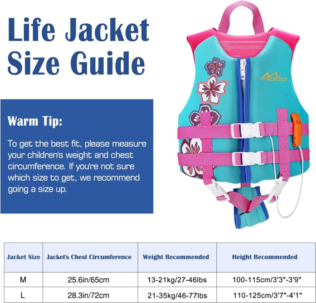 MoKo Swimming Vest for Kids 17.6-77 lbs, Clearance Children Swim Vests Water Activity Equipment Cute Pattern Watersports Swimming Device for Toddlers Boys Girls, S/M/L Size MoKo Swimming Vest for Kids 17.6-77 lbs, Clearance Children Swim Vests Water Activity Equipment Cute Pattern Watersports Swimming Device for Toddlers Boys Girls, S/M/L Size
