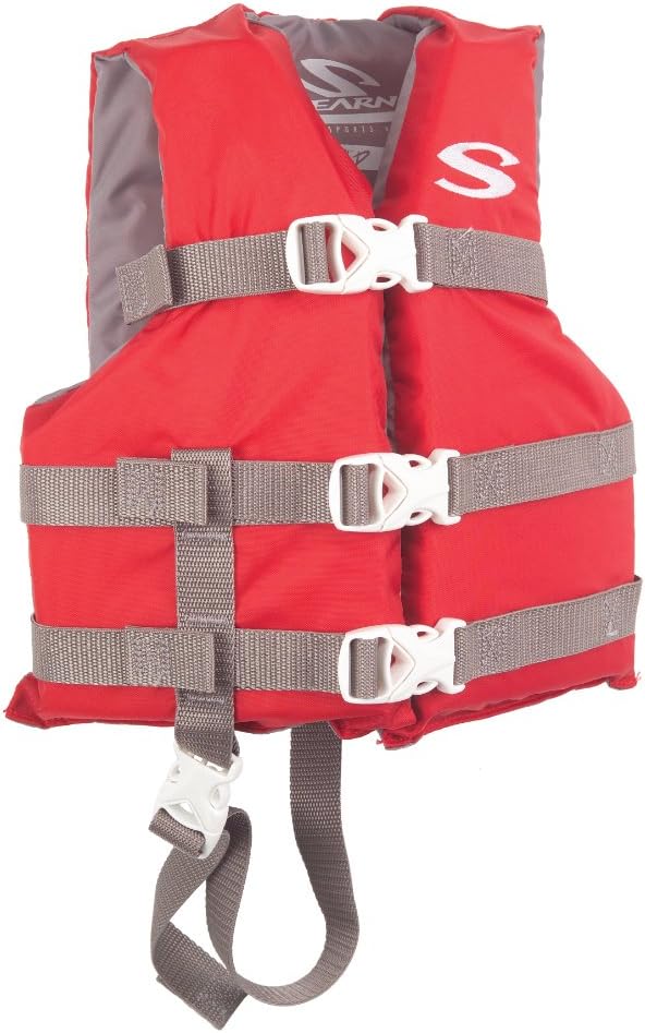 Stearns Kids Classic Life Vest, USCG Approved Type III Life Jacket for Kids Weighing Under 90lbs, Great for Boating, Swimming, Watersports,  More