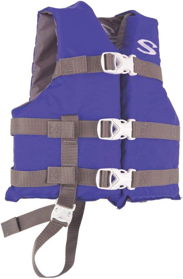 Stearns Kids Classic Life Vest, USCG Approved Type III Life Jacket for Kids Weighing Under 90lbs, Great for Boating, Swimming, Watersports,  More