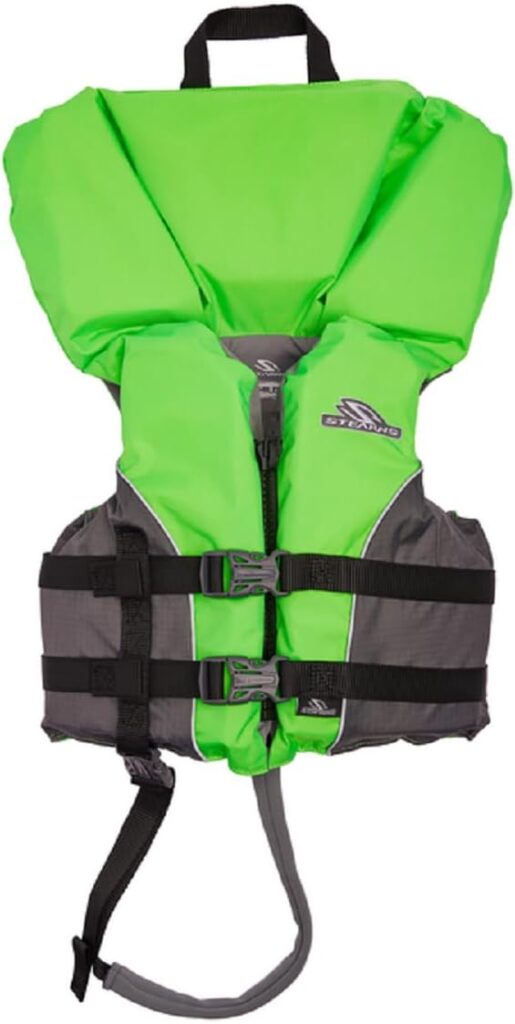 Stearns Kids Life Jacket, USCG Approved Type II Life Vest for Pool, Beach, Lake,  Boating; Comfortable Life Jacket with Heads-Up Flotation for Young Swimmers